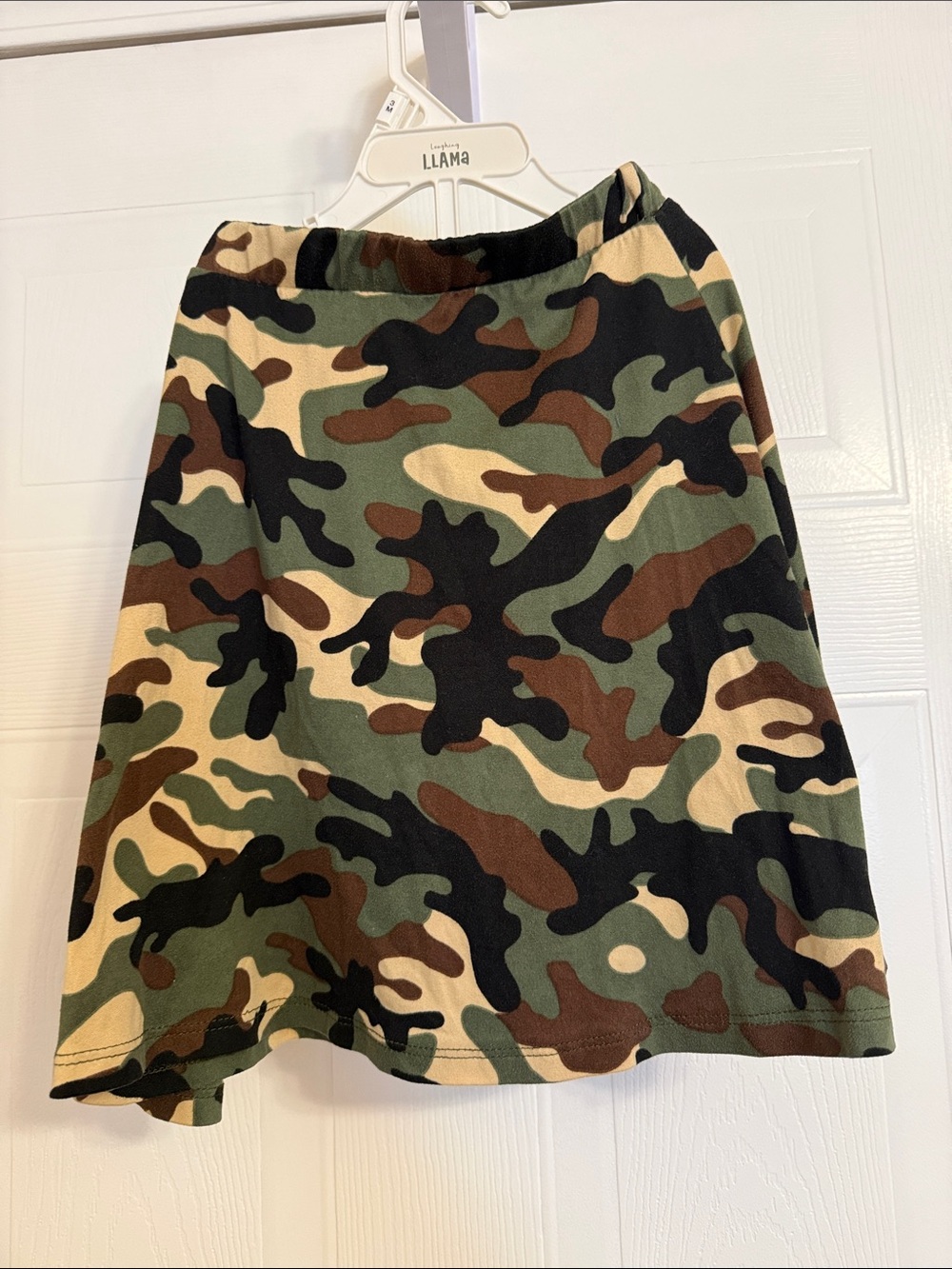 Girls' Camouflage A-Line Skirt - Green/Brown Camo